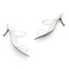 21vAFR8D71L.jpg Kitten Heels for Women ?C Low Heels, Slip-On Open Toe Heeled Mules with 2 Straps, Dressy Short Heeled Sandals for Wedding, Party