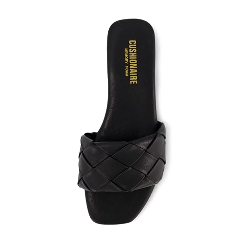 311dwn2BZ8L.jpg Franca Woven Slide Sandals Women Dressy or Casual with Memory Foam | Comfortable Summer Shoes for Women | Lightweight Slip-On