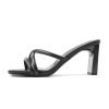 Women 3 Inch Slip On Heels Lady Heeled Sandal 332