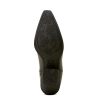 Womens Bradley Pointed Toe Chelsea Casual Boots Ankle Mid Heel 2-3" - Brown