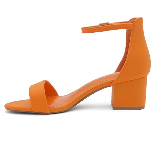 31Ju5e0v3fL.jpg Women??s Low Heels ?C Open Toe Chunky Block Heeled Sandals with Ankle Strap | Comfortable Dressy Short Heels for Prom, Wedding,