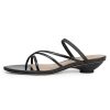 31PJZLn-jeL.jpg Flip Flops Thong Heels Women Heeled Sandals Low Chunky Heels Slip on Slide Sandals Kitten Heels for Women Party Dress Shoes
