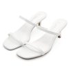 31SO8hax1L.jpg Kitten Heels for Women ?C Low Heels, Slip-On Open Toe Heeled Mules with 2 Straps, Dressy Short Heeled Sandals for Wedding, Party