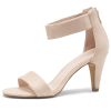 31UZGOd2LAL.jpg RROSE Women's Chunky Low Heels Open Toe Ankle Strap Heeled Sandals with Back Zipper Dressy Pumps Shoes for Wedding Prom Party