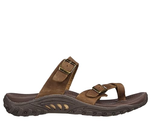 Women's Reggae-Carribean-Double Buckle Toe Thong Slide Sandal