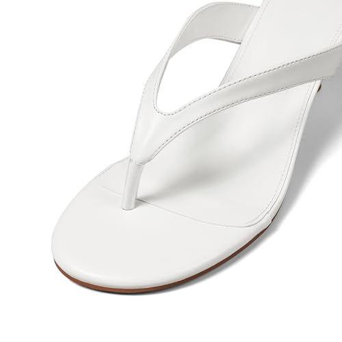 31dTDm9lgVL.jpg Womens Kitten Heel Sandals Round Open Toe Flip Flop Heels One Strap Slides Short Heeled Sandals for Women