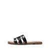 31fzkmWoakL.jpg Women's Slip-on Slides Open Toe Dressy Flat Slide Sandals Fashion Classic Summer Beach Slippers