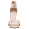 31gu7phw4L.jpg RROSE Women's Chunky Low Heels Open Toe Ankle Strap Heeled Sandals with Back Zipper Dressy Pumps Shoes for Wedding Prom Party