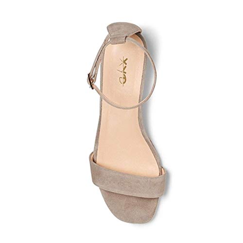 31ijnOqK26L.jpg Women Open Toe Low Heel Chunky Block Sandals Buckled Ankle Strap Pumps Shoes for Wedding Dress Evening