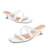 31lzedjPWHL.jpg Nude Strappy Heels for Women Nude Kitten Heeled Sandals Slip On Square Toe Open Toe Heels