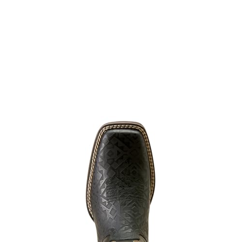 Womens Buckley Square Toe Casual Boots Mid Calf Low Heel 1-2" - Black
