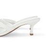 31xWyreRsGL.jpg Gold Kitten Heel Sandals for Women Flip Flop Strappy Mule heels Rounded Open Toe Heeled Thong Sandals Women