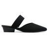 31z8BCVVnxL.jpg Pointed Toe Mules for Women Chunky Low Heeled Sandals Breathable Backless Mesh Knit Slip on Loafers