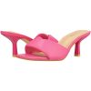 Women??s Low Heel Mules Open Square Toe Slip On Comfortable Cushion Heeled Sandals