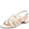 Women's Strappy Sandals Square Open Toe Low Block Heels Ankle Strap Heel for Women Dress Shoes
