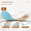 4172mVTREBL.jpg Women's Candie-MI Peep Toe Low Block Heels Sandals Ankle Strap Comfy Chunky Wedding Dress Shoes
