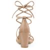 41BGp1gA5L.jpg Women's Strappy Lace Up Chunky Heeled Sandals