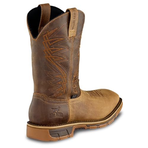 41BJlfYnKpL.jpg , Marshall, Men??s, 11", Waterproof, Soft Toe, Pull-On Work Boot