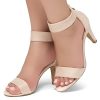 41S39TYOKL.jpg RROSE Women's Chunky Low Heels Open Toe Ankle Strap Heeled Sandals with Back Zipper Dressy Pumps Shoes for Wedding Prom Party