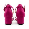 Women's Chunky Low Heels Ankle Strap Open Toe Block Heel Sandals