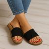 41V5IA40lL.jpg Ritual Women’s Slide Sandal – Suede Slip-On with Cork Footbed, Contoured Insole & Flexible Lightweight Outsole