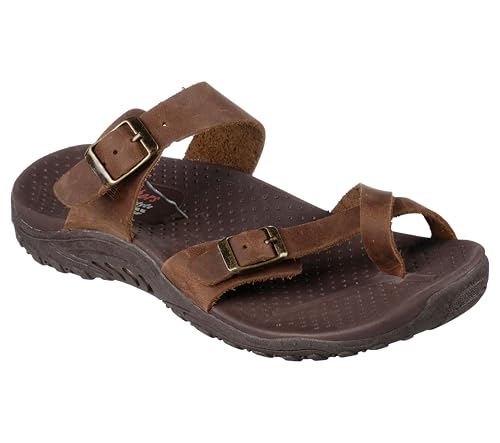 Women's Reggae-Carribean-Double Buckle Toe Thong Slide Sandal