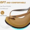 41YwvGgs65L.jpg Womens Arch Support Flip Flops Comfortable Yoga Mat Slip on Summer Beach Walking Thong Cushion Sandals