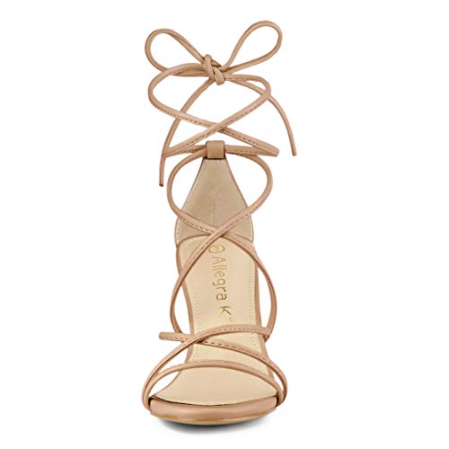41eBjZPZsLL.jpg Women's Strappy Lace Up Chunky Heeled Sandals