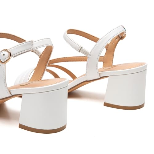 41iXlxeEW9L.jpg Strappy Heels for Women, Sandals Women Dressy, 2.16 inch Low Block Heels for Women