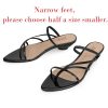 41kUGNN8EkL.jpg Flip Flops Thong Heels Women Heeled Sandals Low Chunky Heels Slip on Slide Sandals Kitten Heels for Women Party Dress Shoes