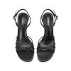 41mBj0fQAXL.jpg Womens Sandals Round Open Toe Kitten Heels Adjustable Ankle Strap Low Heels Heeled Sandals for Women Summer Dress Shoes Not