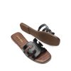 41mu3a499JL.jpg Women's Slip-on Slides Open Toe Dressy Flat Slide Sandals Fashion Classic Summer Beach Slippers