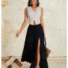 Women's Single Band Square Open Toe Slide Sandals Summer Slip on Flat Sandals