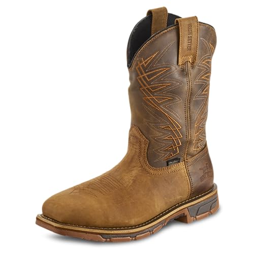 41rRhxlR5SL.jpg , Marshall, Men??s, 11", Waterproof, Soft Toe, Pull-On Work Boot