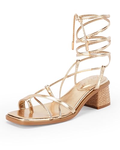 41vBWHQbRhL.jpg Womens Strappy Heels Thong Gladiator Flat Sandals Dressy Summer Low Chunky Block Heeled Roman Shoes