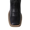 Women Western Boots Hand Painted, Square Toe, Full Grain Cowhide, 4-Layer Composite Sole(PLT203604)