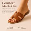 41z-Xma7WL.jpg Voyage Cutout Strap Slides for Women, Slip On Summer Flats, Trendy Footwear, Comfortable Vacation Style Sandals for Women 2025