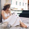 Black Nude White Red Women Sandals Comfortable Walking Strappy Open Toe Sandals for Women Dressy Summer 1 Inch Low block Heel