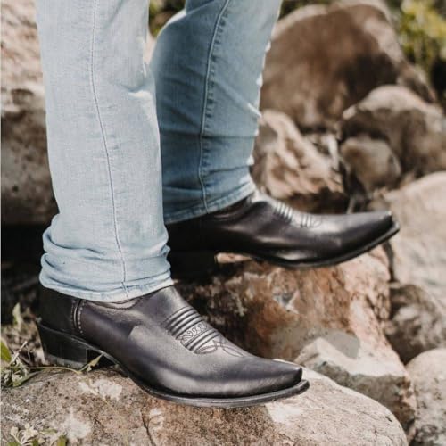 Mens Burnished Snip Toe Cowboy Boots H50030
