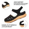51hux8Bs8UL.jpg Women Comfortable Flat Sandals: Dressy Summer Sandal - Closed Toe Fisherman Sandals