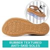 51r1UCUr0L.jpg Womens Sandals Shoes Comfort Walking with Non Slip on Casual Summer Beach Shoes Dress Ankle Elastic Jeweled Bohemian Flats